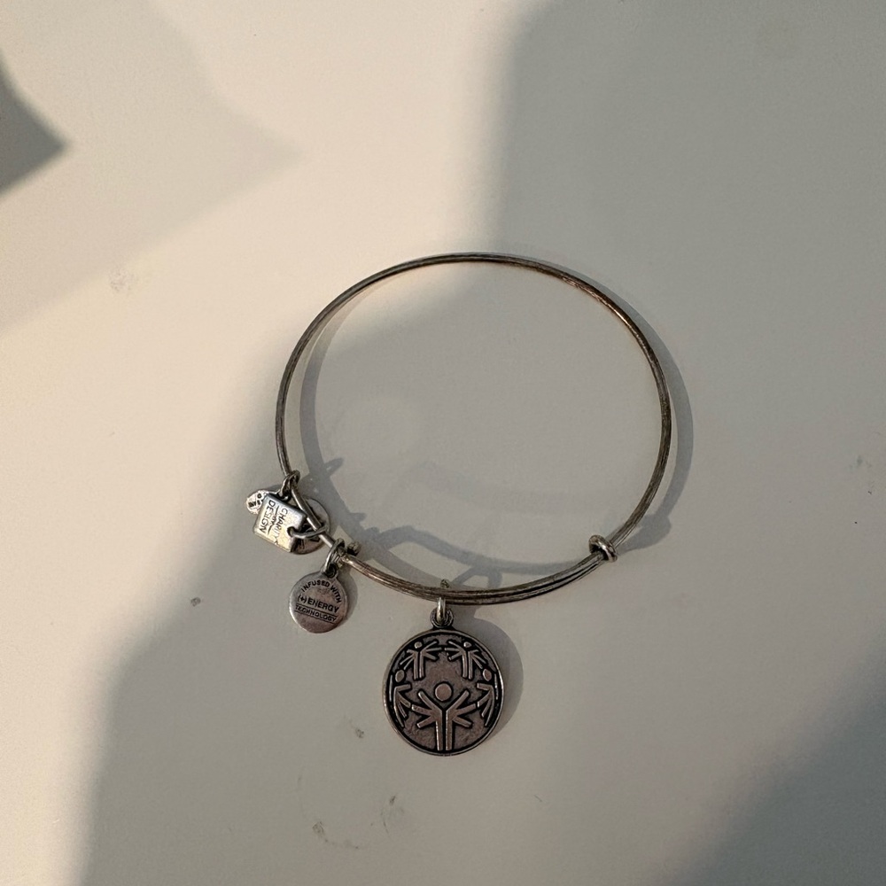 Alex and Ani Silver Charm Bracelet